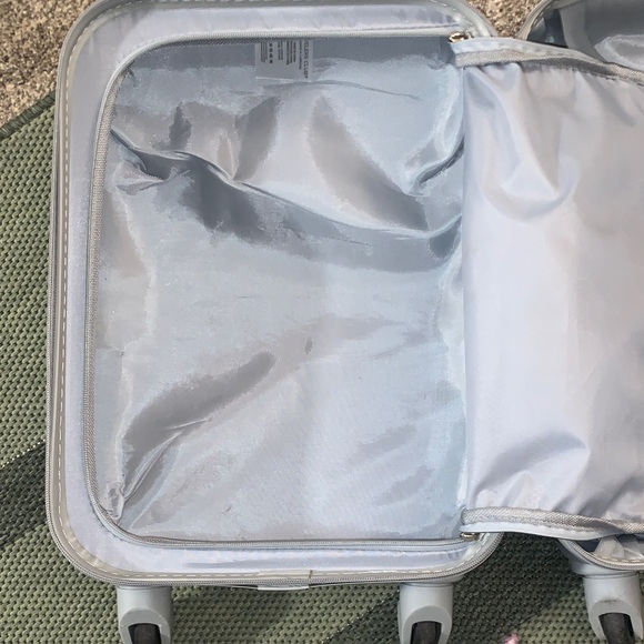 Blue Dinosaur Print Suitcase travelers choice carry on - Picture 7 of 9